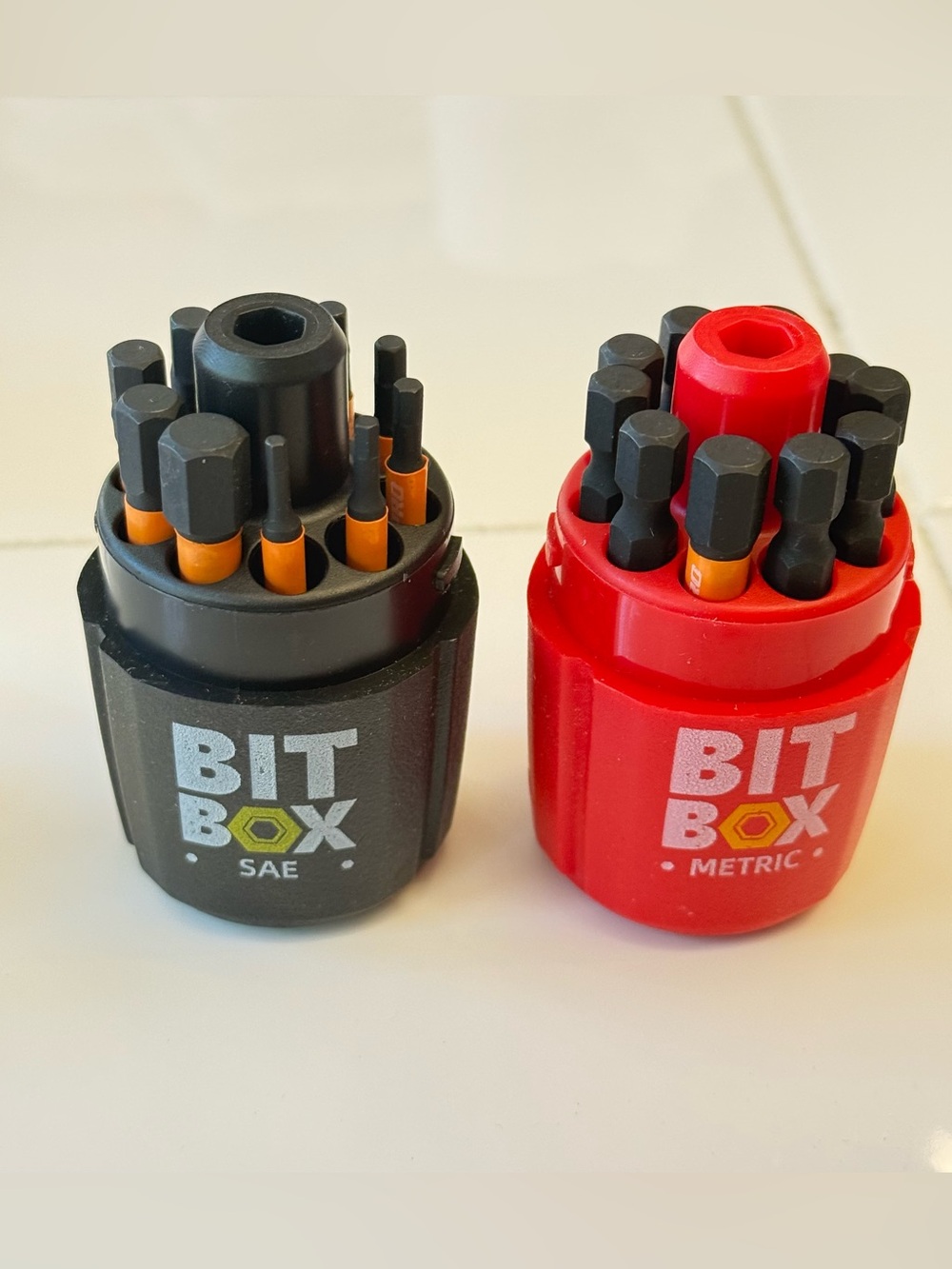 10-Bit SAE and 10-Bit Metric Driver Tool Set - Black & Red